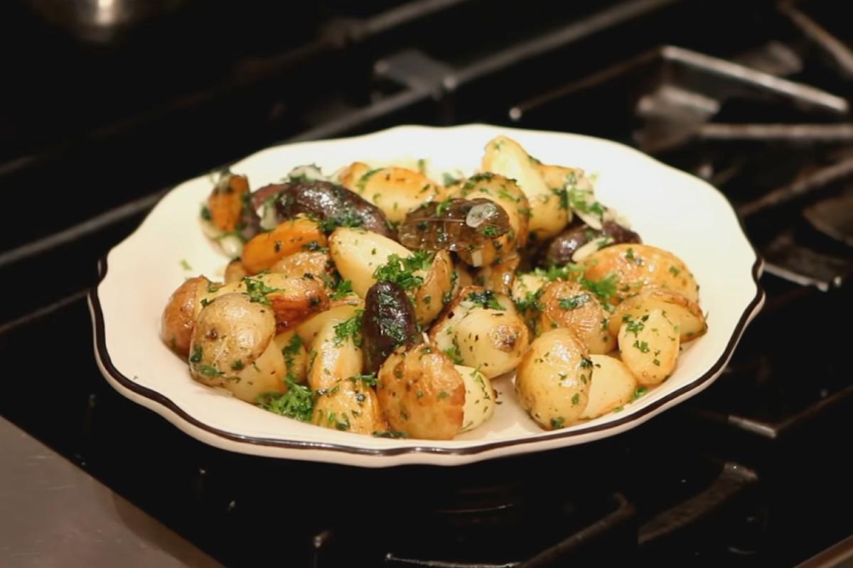 pommes de terre en forme de champignons