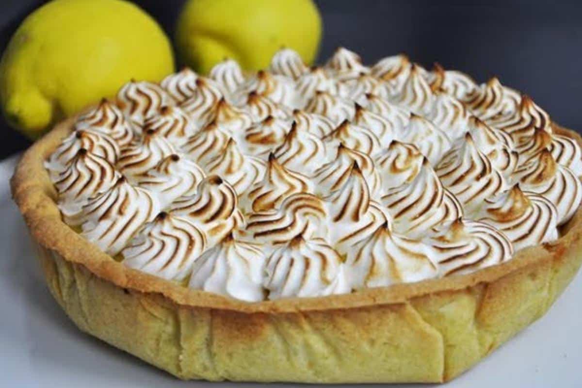 tarte au citron meringuée